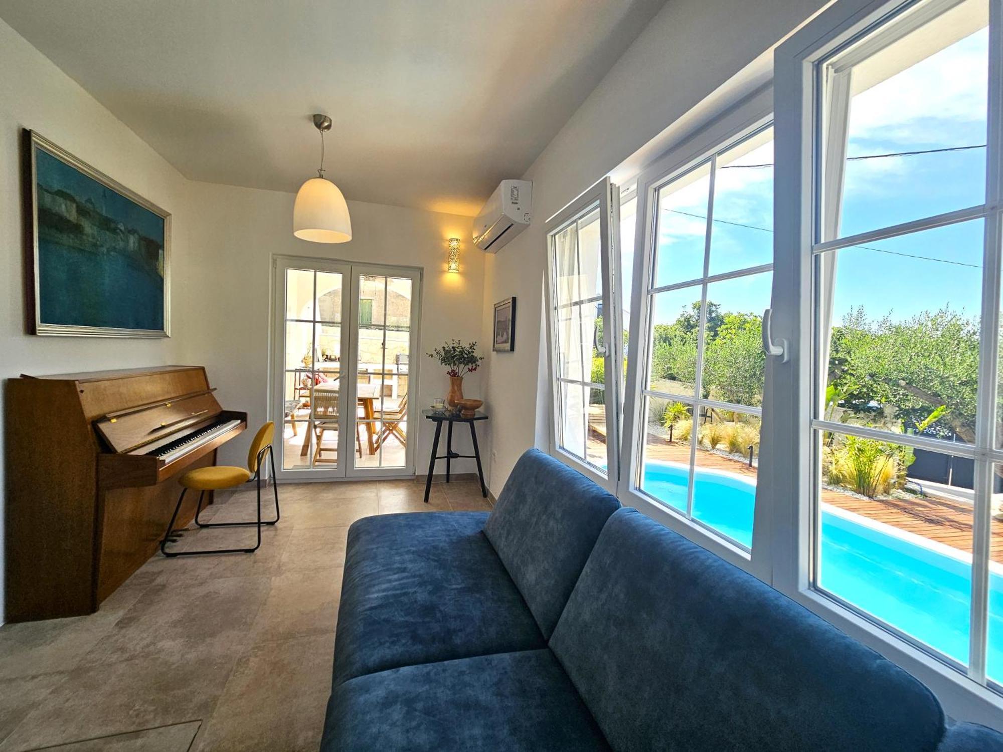 The Three Flowers Pool House Trogir Exterior foto